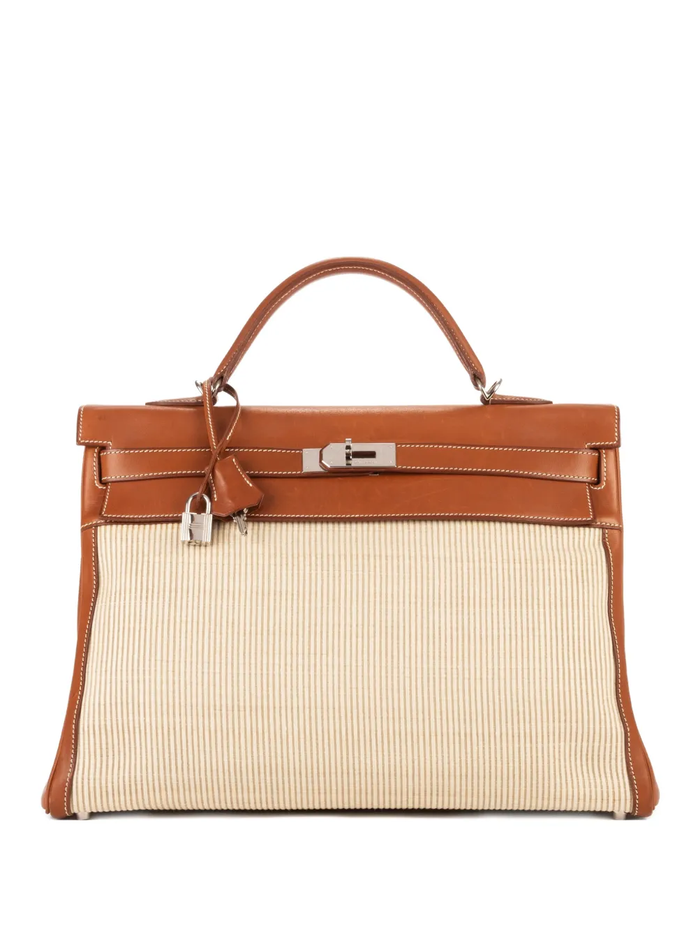 Hermès Pre-Owned Borsa tote Kelly 40 - Marrone