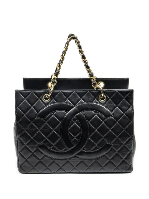 CHANEL Pre-Owned quilted CC chain tote bag
