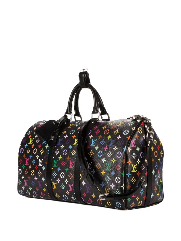 Louis Vuitton Pre-Owned x Takashi Murakami Keepall 50 Duffle Bag
