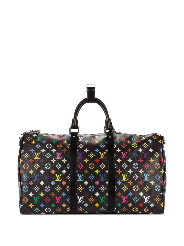 Louis Vuitton Pre-Owned x Takashi Murakami Keepall 50 Duffle Bag