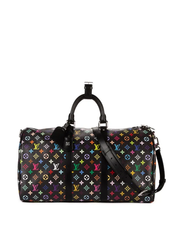 Louis Vuitton Pre-Owned x Takashi Murakami Keepall 50 Duffle Bag
