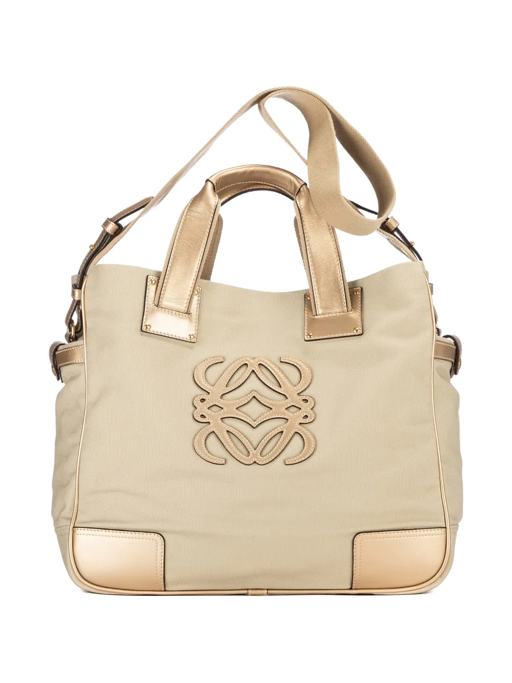Loewe Pre-Owned Borsa tote con applicazione - Toni neutri