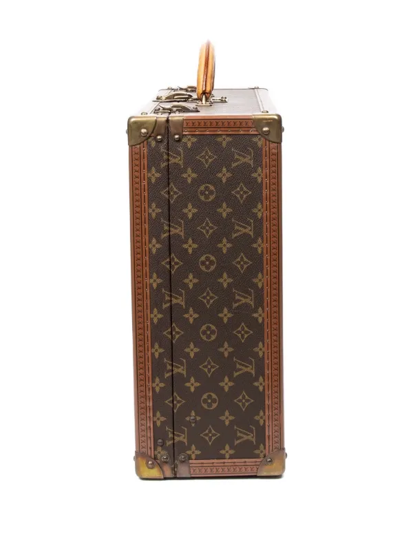 Louis Vuitton Pre-Owned Bisten 60 Monogram Luggage Bag | Brown