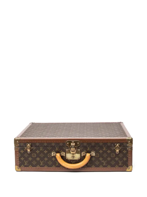Louis Vuitton Pre-Owned Bisten 60 Monogram Luggage Bag | Brown