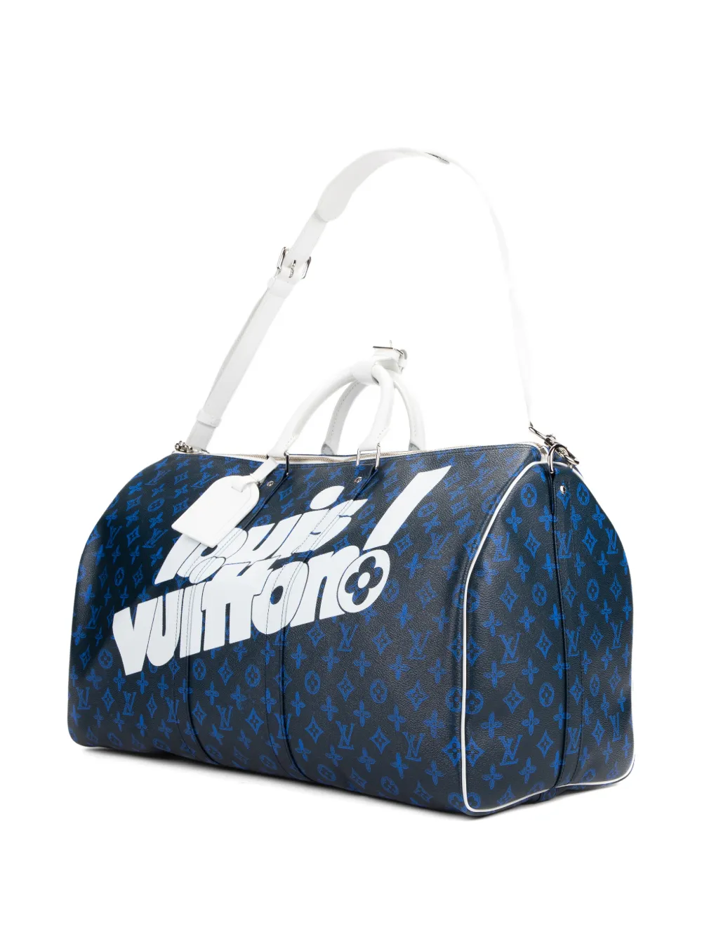 Louis Vuitton Pre-Owned Everyday Keepall Bandoulière 50 reistas Blauw