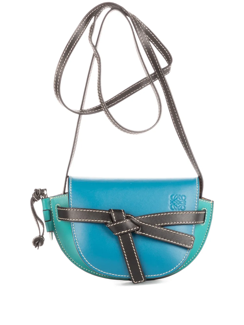 Loewe Pre-Owned Borsa a tracolla Gate mini - Blu