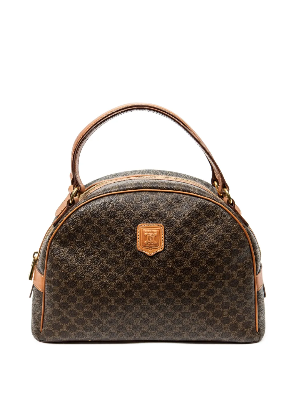 Celine Pre-Owned Borsa tote Dome Macadam - Marrone