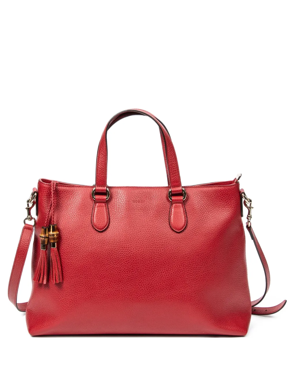 Gucci Pre-Owned Borsa tote con nappa - Rosso