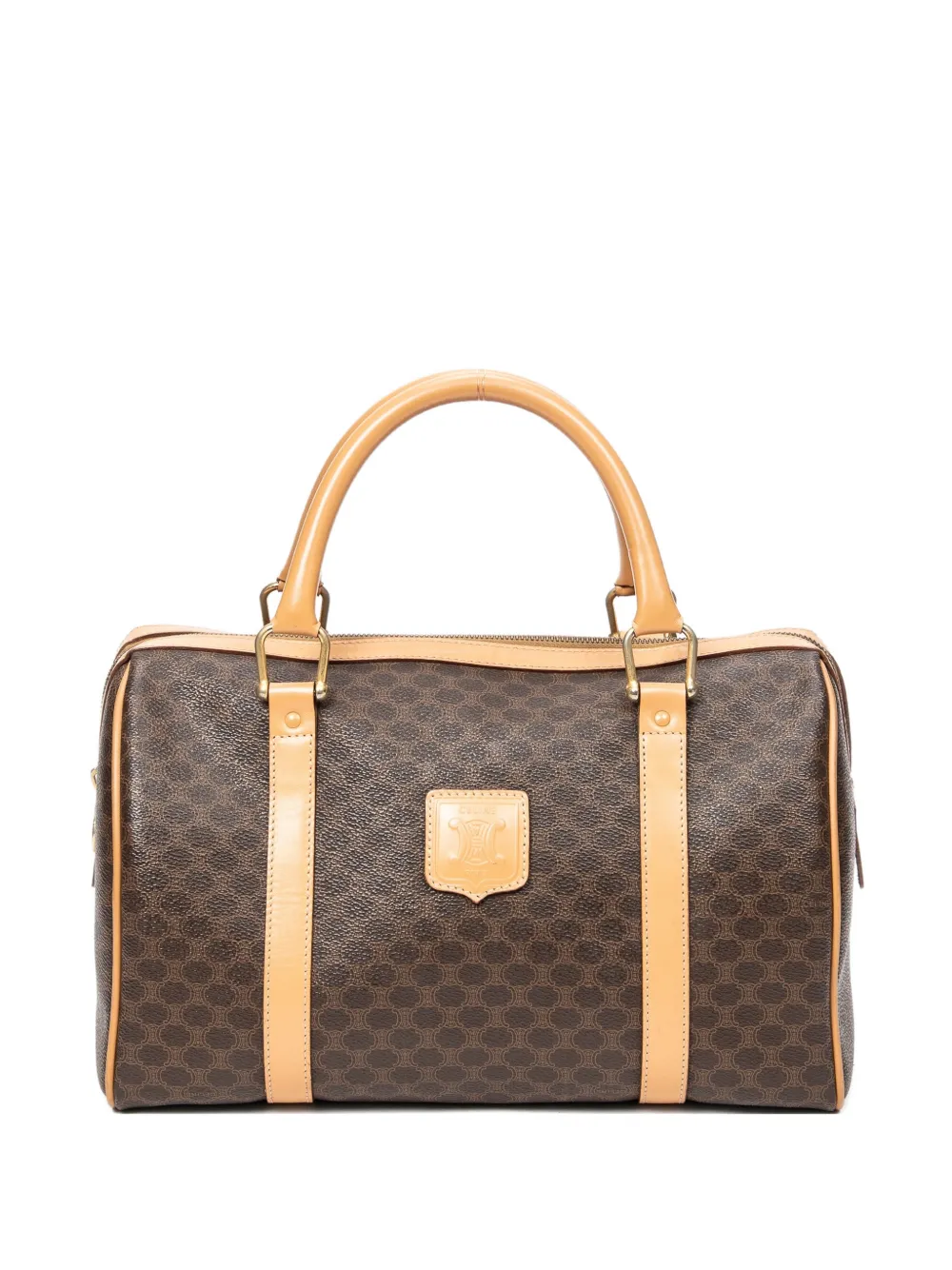Celine Pre-Owned small Boston patterned tote bag | Brown | Image 1