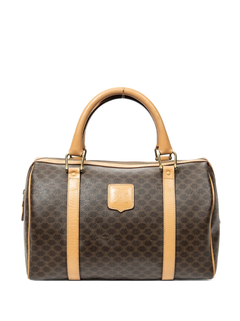 Celine Pre-Owned small Boston patterned tote bag | Brown | Image 1