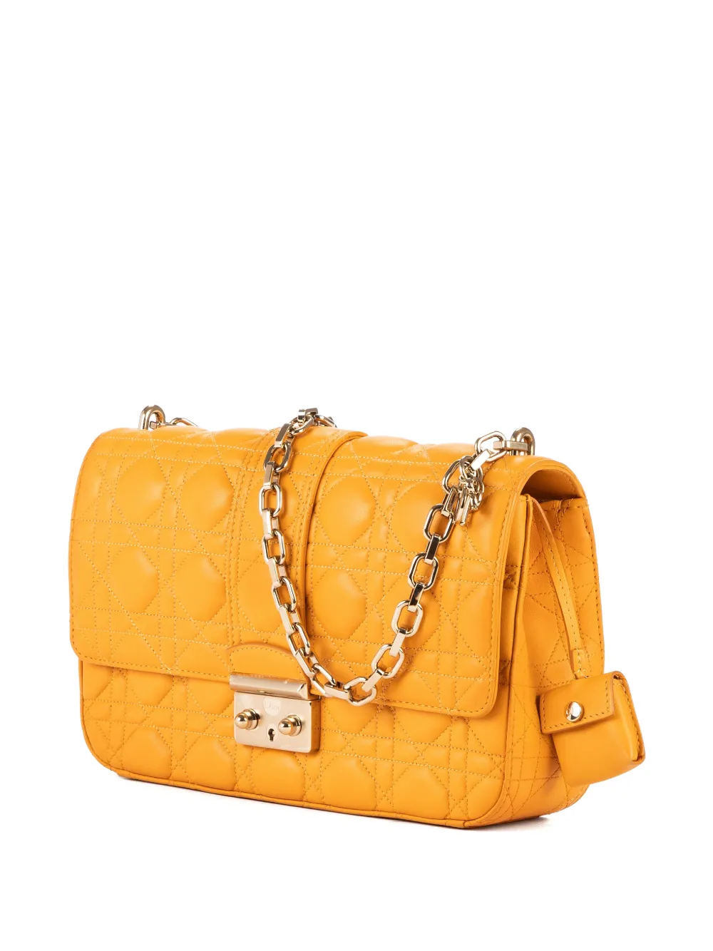 Pre-owned Dior Miss  Shoulder Bag In Yellow