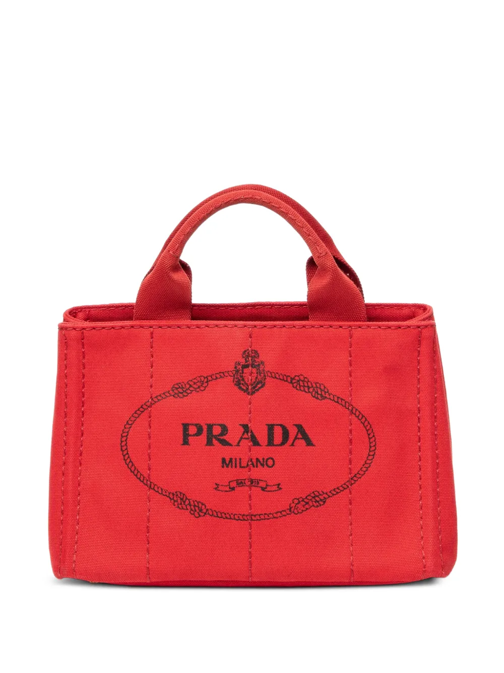 Prada Pre-Owned Borsa con stampa - Rosso