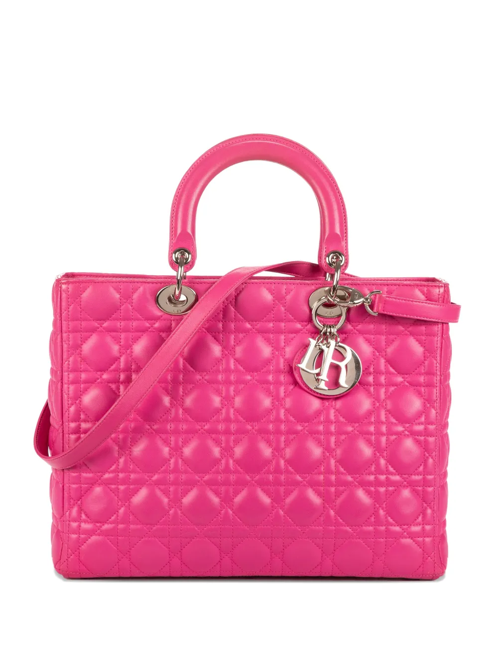 Christian Dior Pre-Owned Borsa tote Lady Dior grande - Rosa