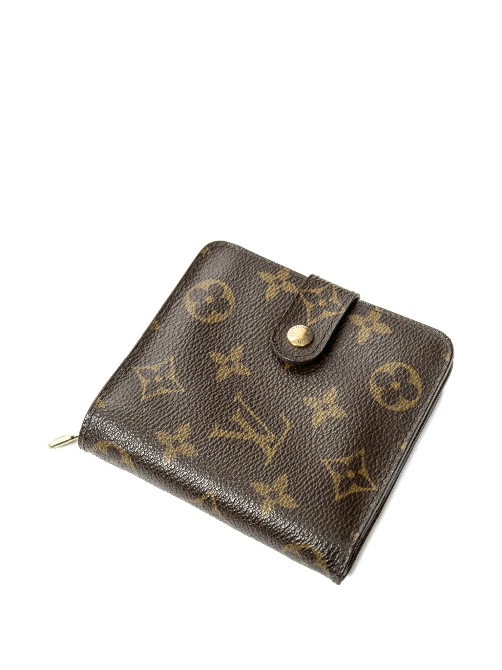 Louis Vuitton Pre-Owned Portafoglio in tela con monogramma - Marrone