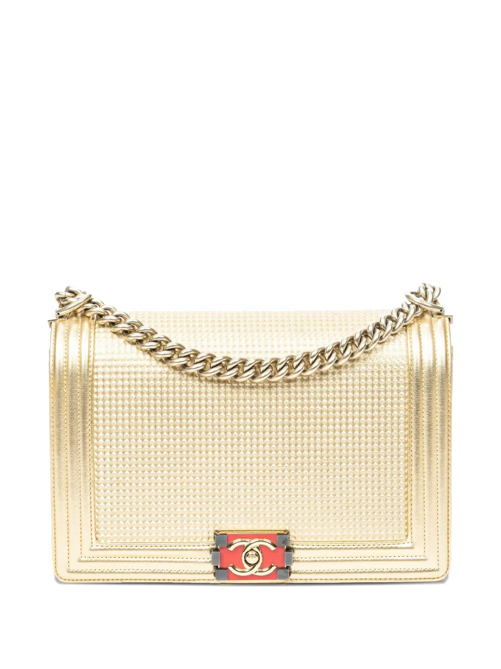 CHANEL Pre-Owned Borsa a spalla Boy media 2013-2014 - Oro