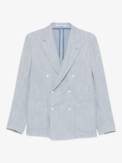Tagliatore blazer croisé à motif de chevrons