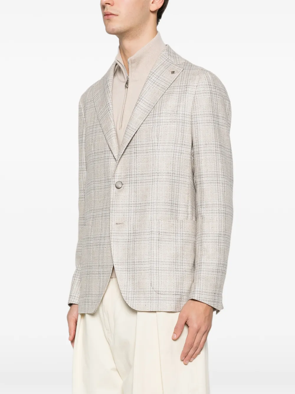 Tagliatore Gerafeld jack met lange mouwen Beige
