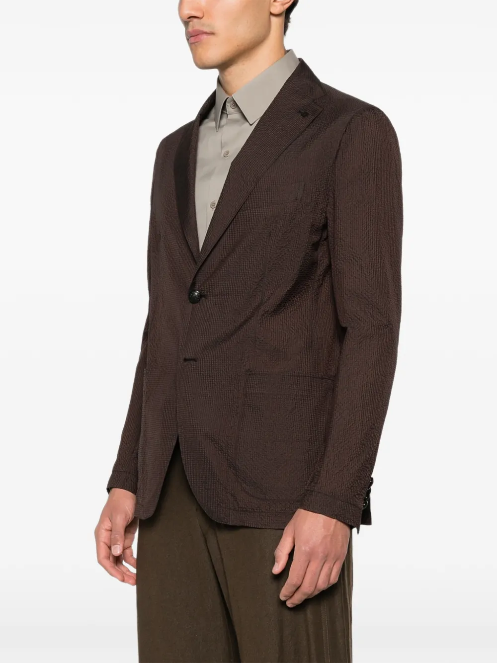 Tagliatore Blazer met textuur Bruin