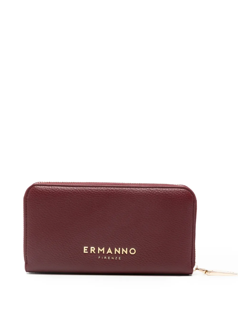 ERMANNO FIRENZE logo-plaque leather wallet - Rood