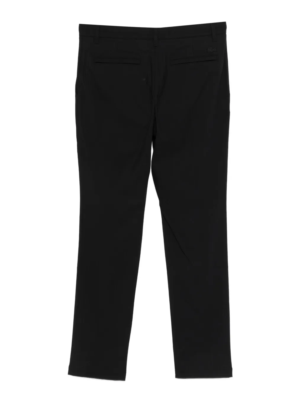 Lacoste belt-loops trousers - Zwart