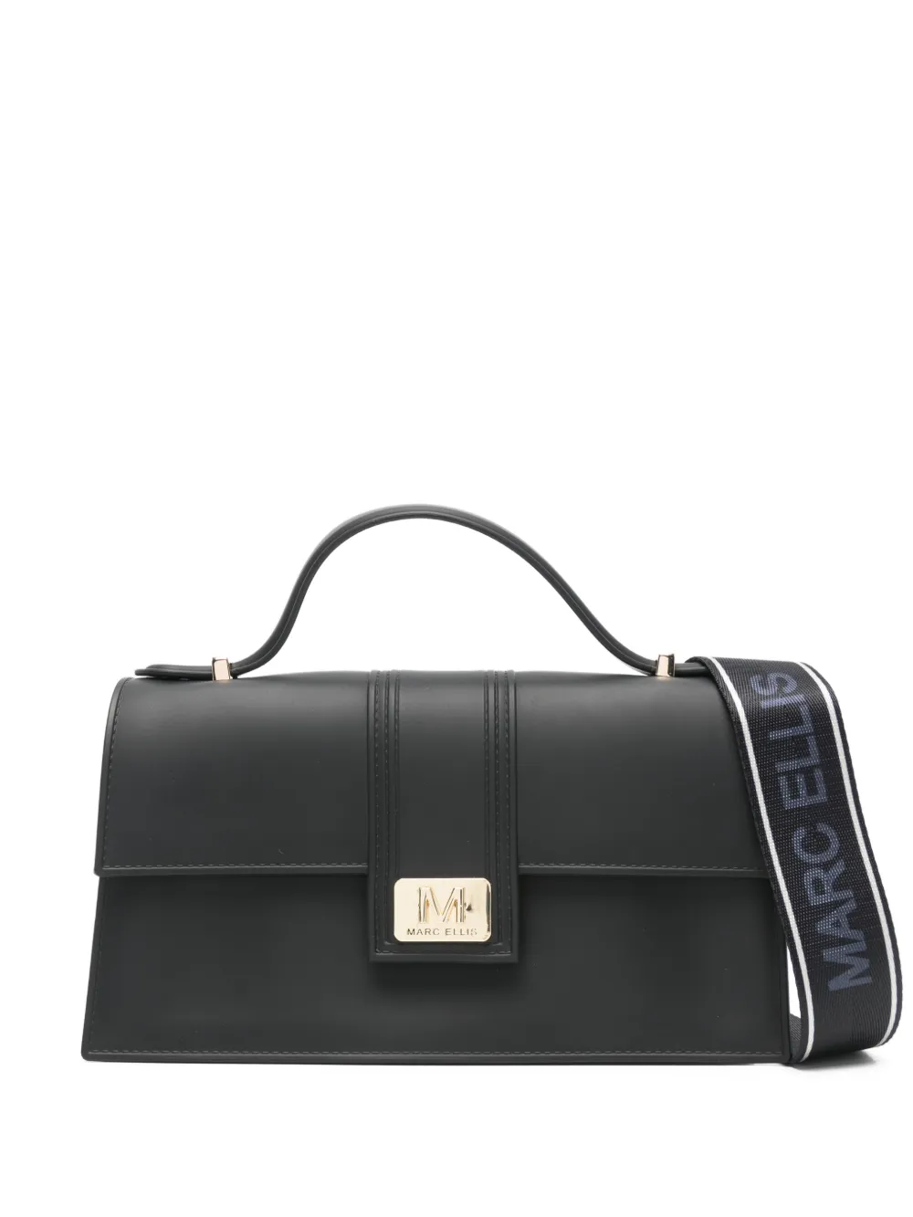 Marc Ellis logo-strap satchel bag | Black | Image 1