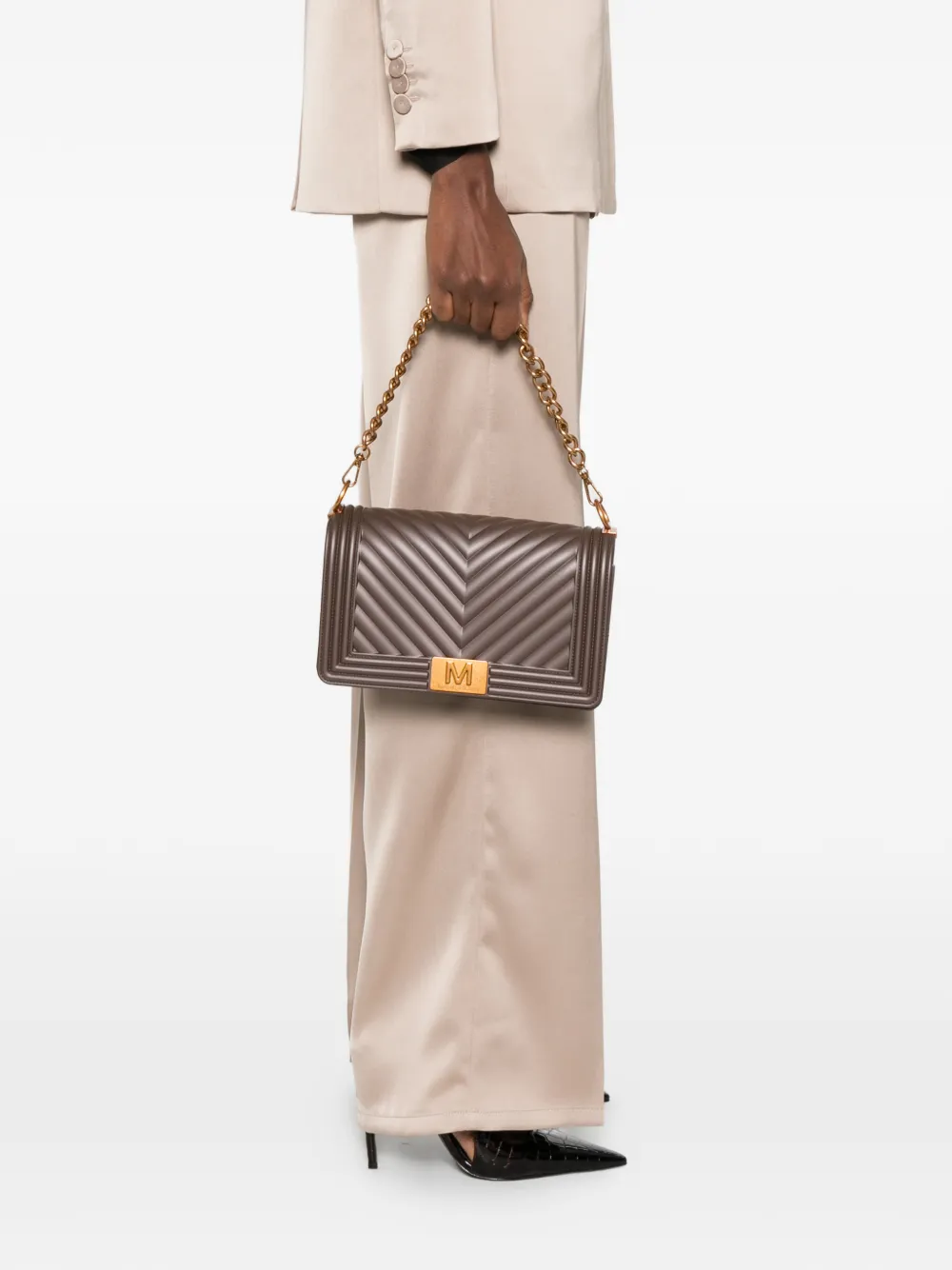 Marc Ellis chevron-pattern crossbody bag | Image 2