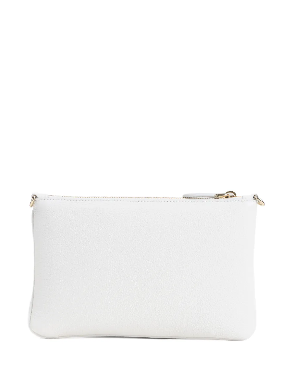 Prada Clutch met triangel logo - Wit