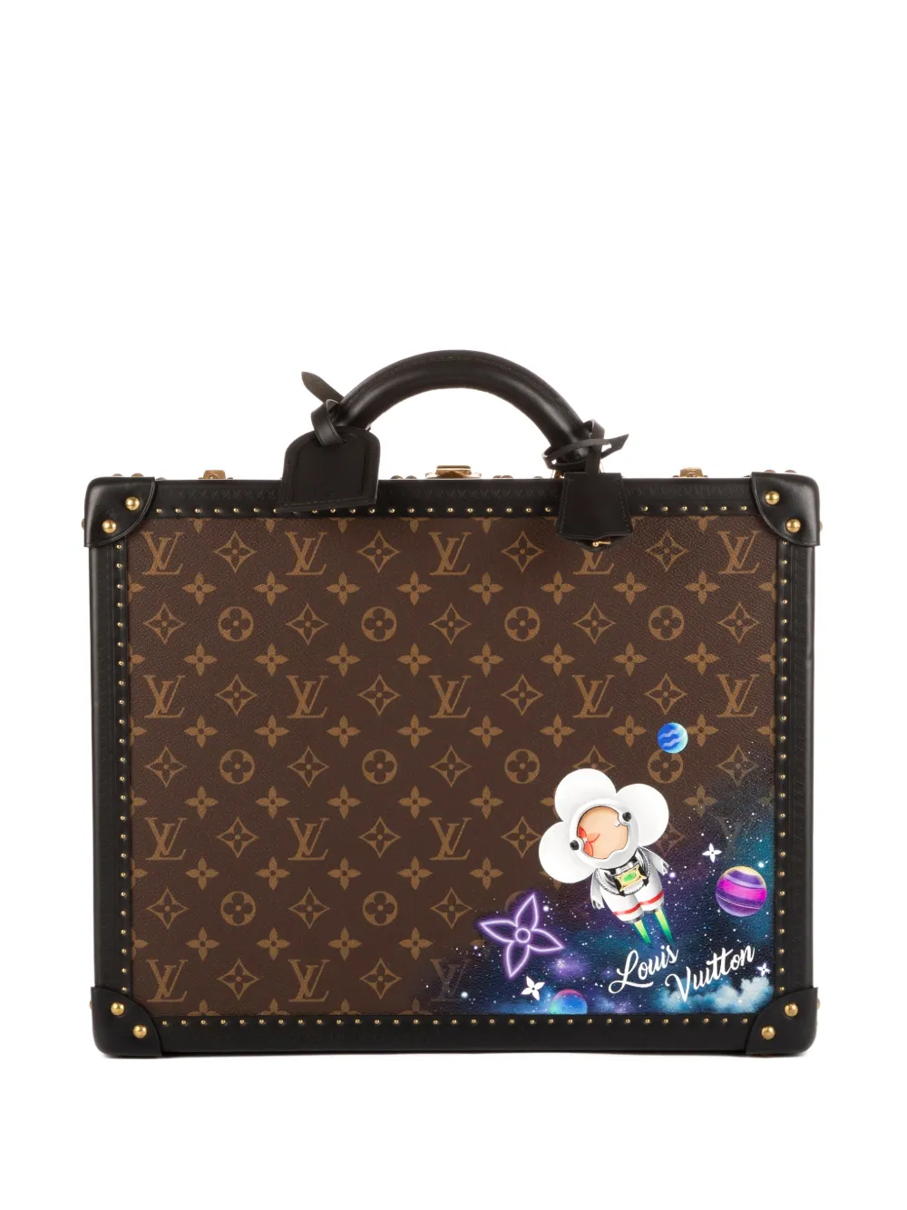 Louis Vuitton Pre-Owned Valigia Vivienne Astronaute Cotteville - Marrone