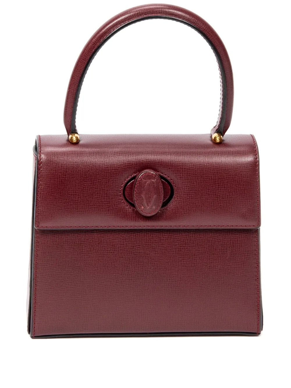 Pre-owned Cartier Mini Must De  Tote Bag In Red