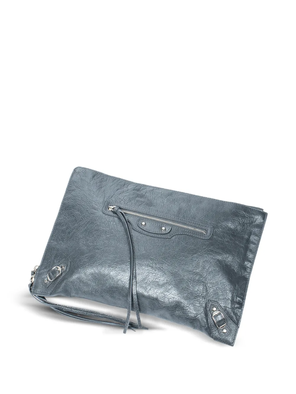 Balenciaga Pre-Owned Clutch Classic Zip - Grigio