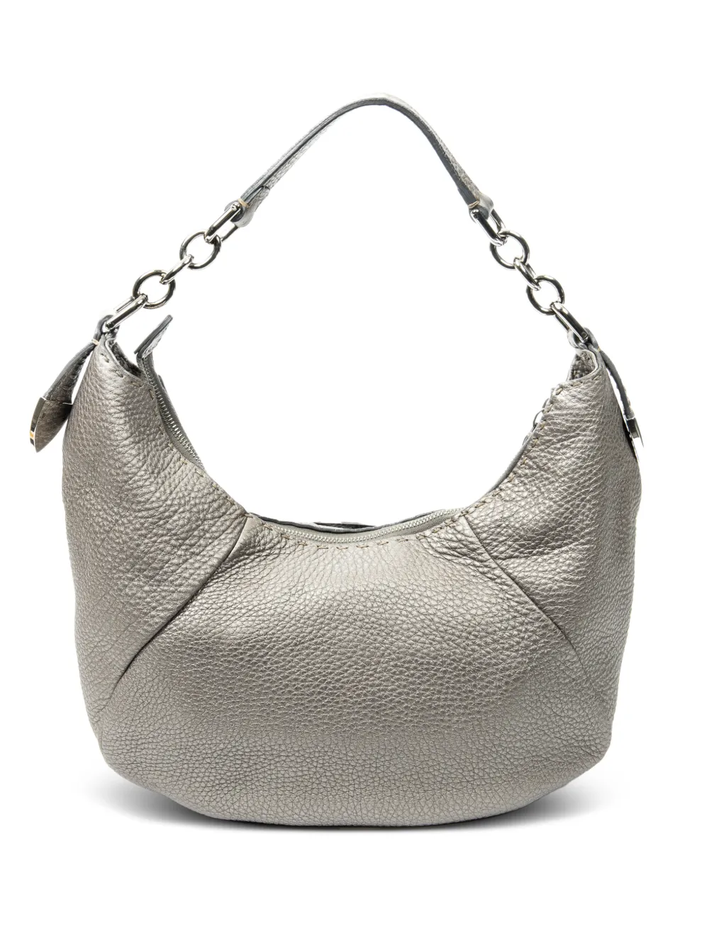 Fendi Pre-Owned 1925 Selleria schoudertas met schakelkettingdetail - Grijs