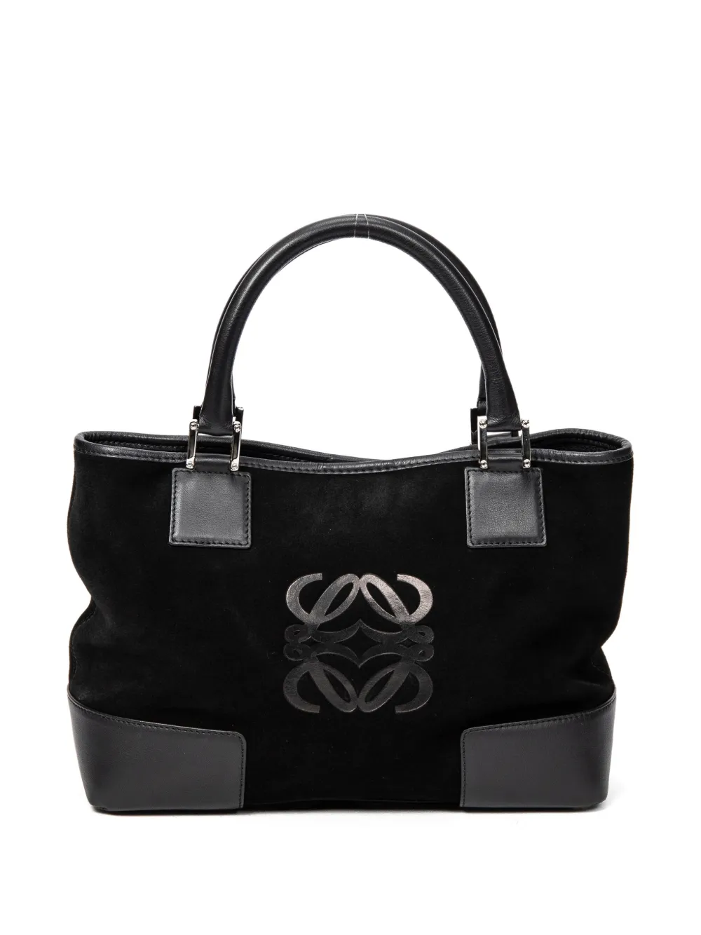 Loewe Pre-Owned Shopper met Anagram-patroon - Zwart