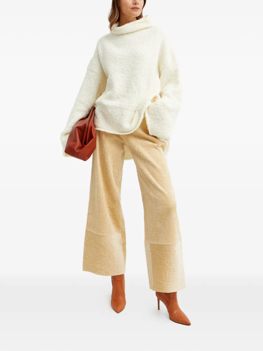 AERON veto corduroy trousers - Beige