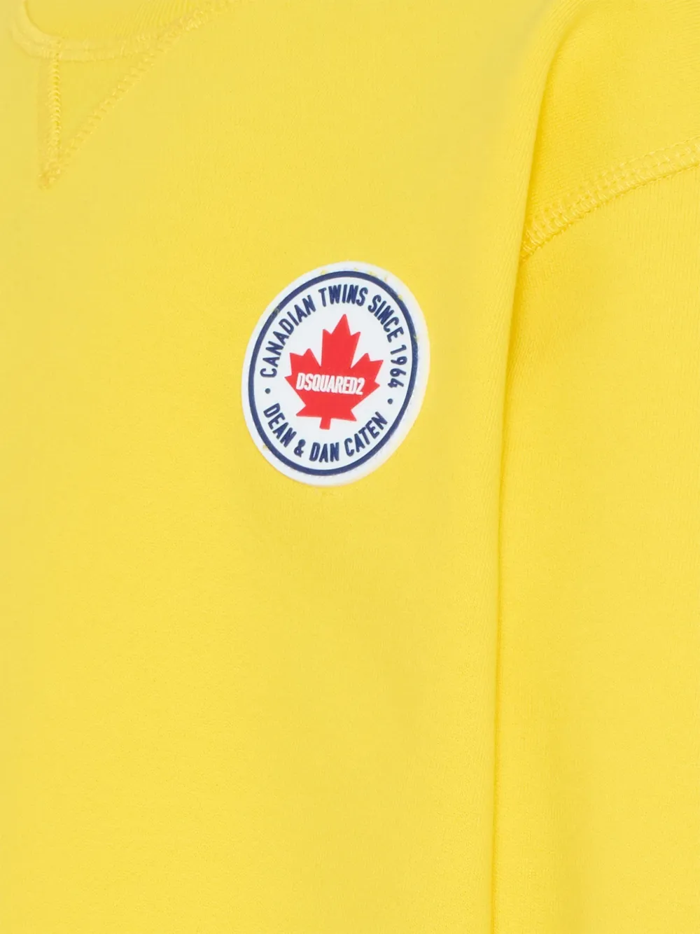  Dsquared2 Kids Sudadera Con Parche Del Logo - Amarillo 
