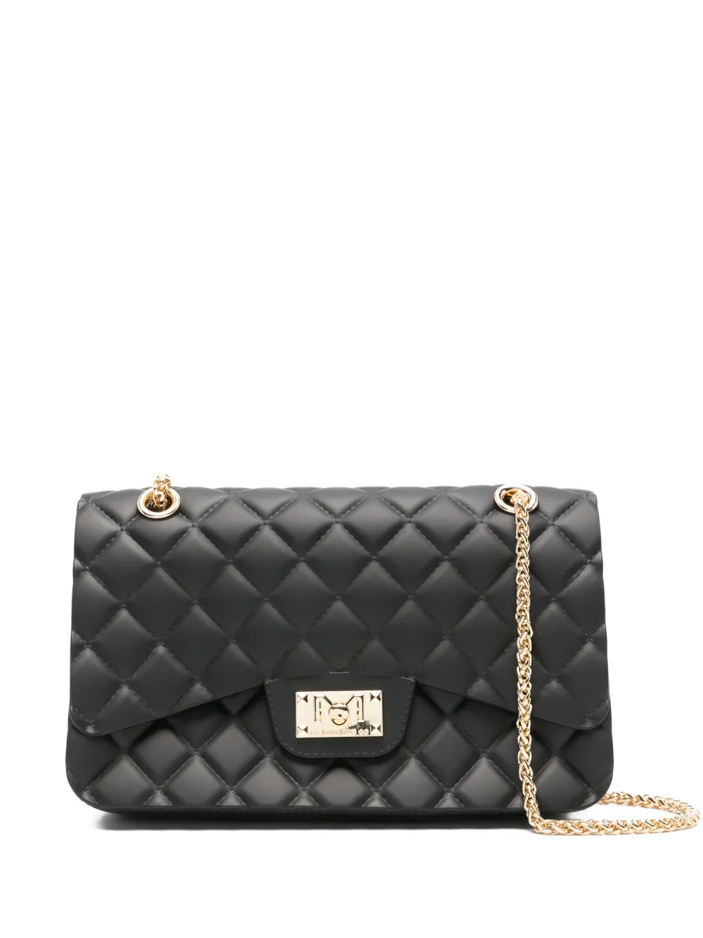 Marc Ellis quilt-embossing chain-strap satchel bag | Black | Image 1