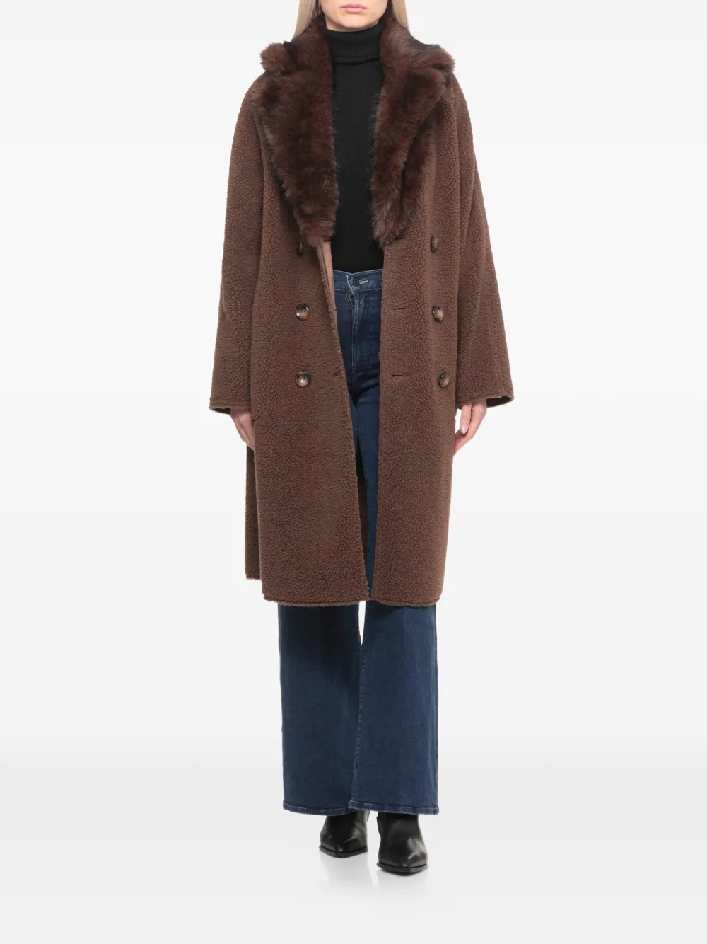 Betta Corradi abrigo texturizado con doble botonadura | Abrigos de pelo artificial | Image 2