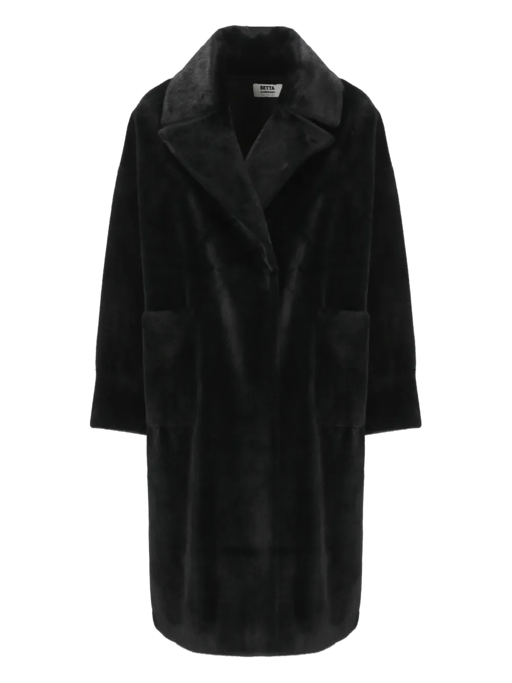 Betta Corradi Mimi faux-fur coat | Black | Image 1