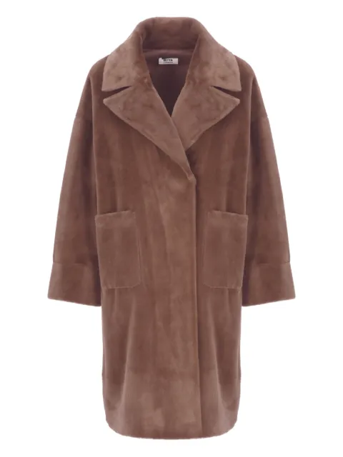 Betta Corradi double-breasted faux-fur coat