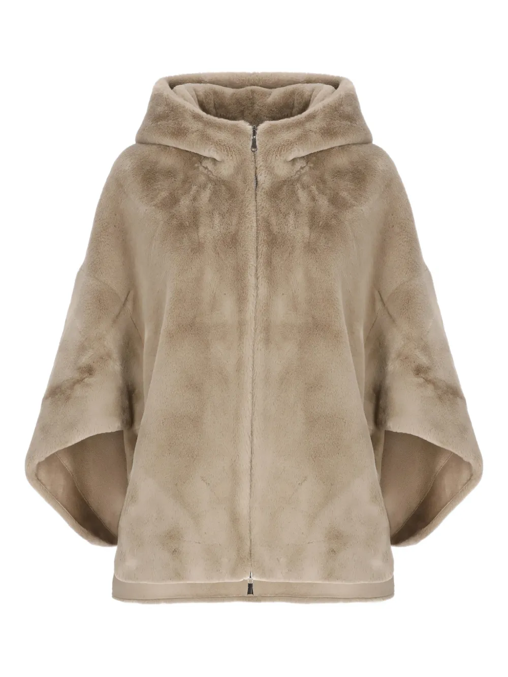 Betta Corradi chaqueta con capucha de pelo artificial | neutro | Image 1