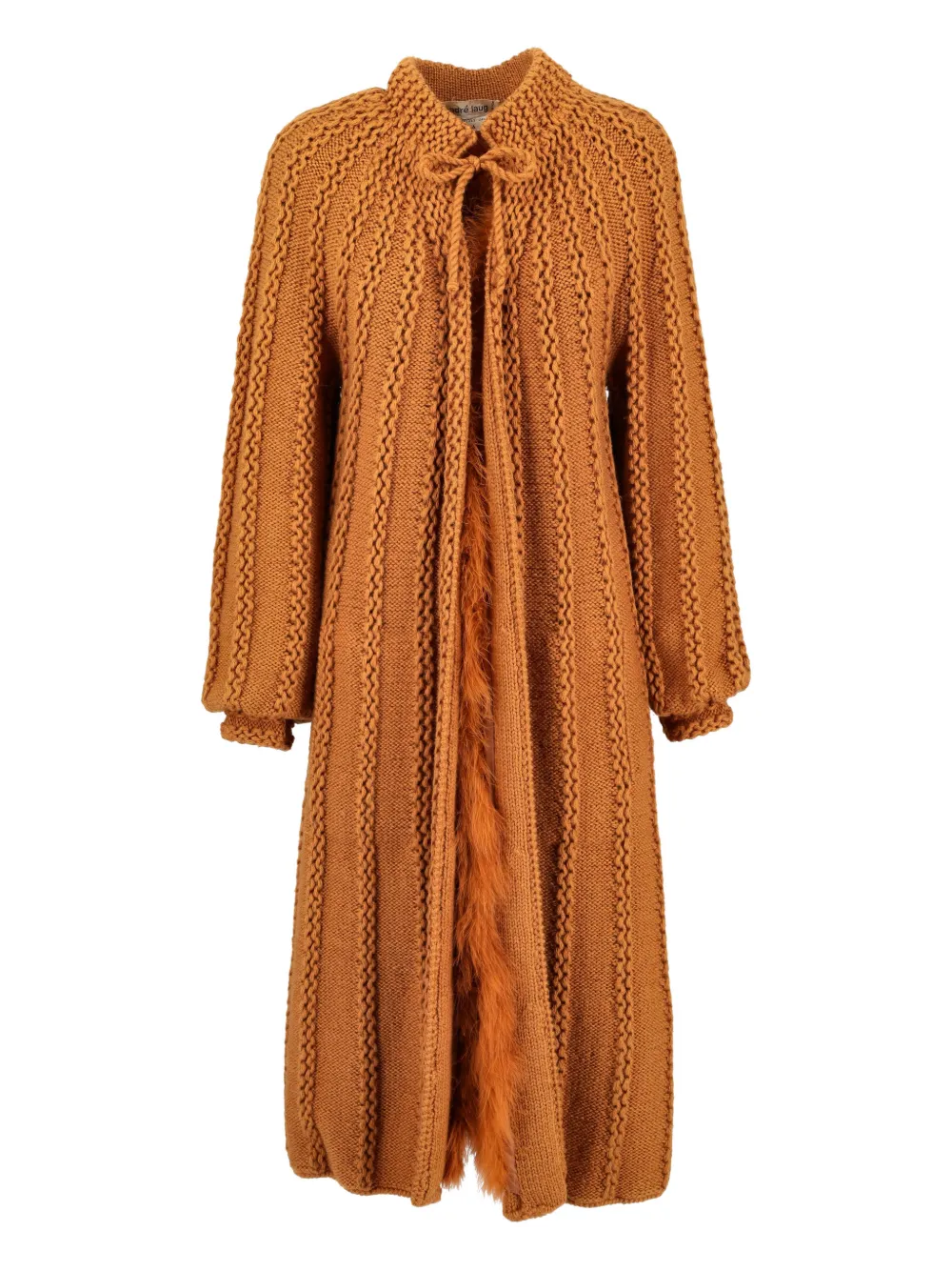 Andrè Laug Vintage wool coat - Marrone