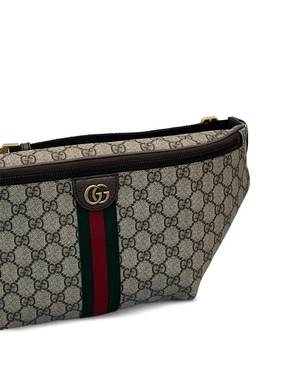  Gucci Gg Supreme Canvas Belt Bag - Neutrals 