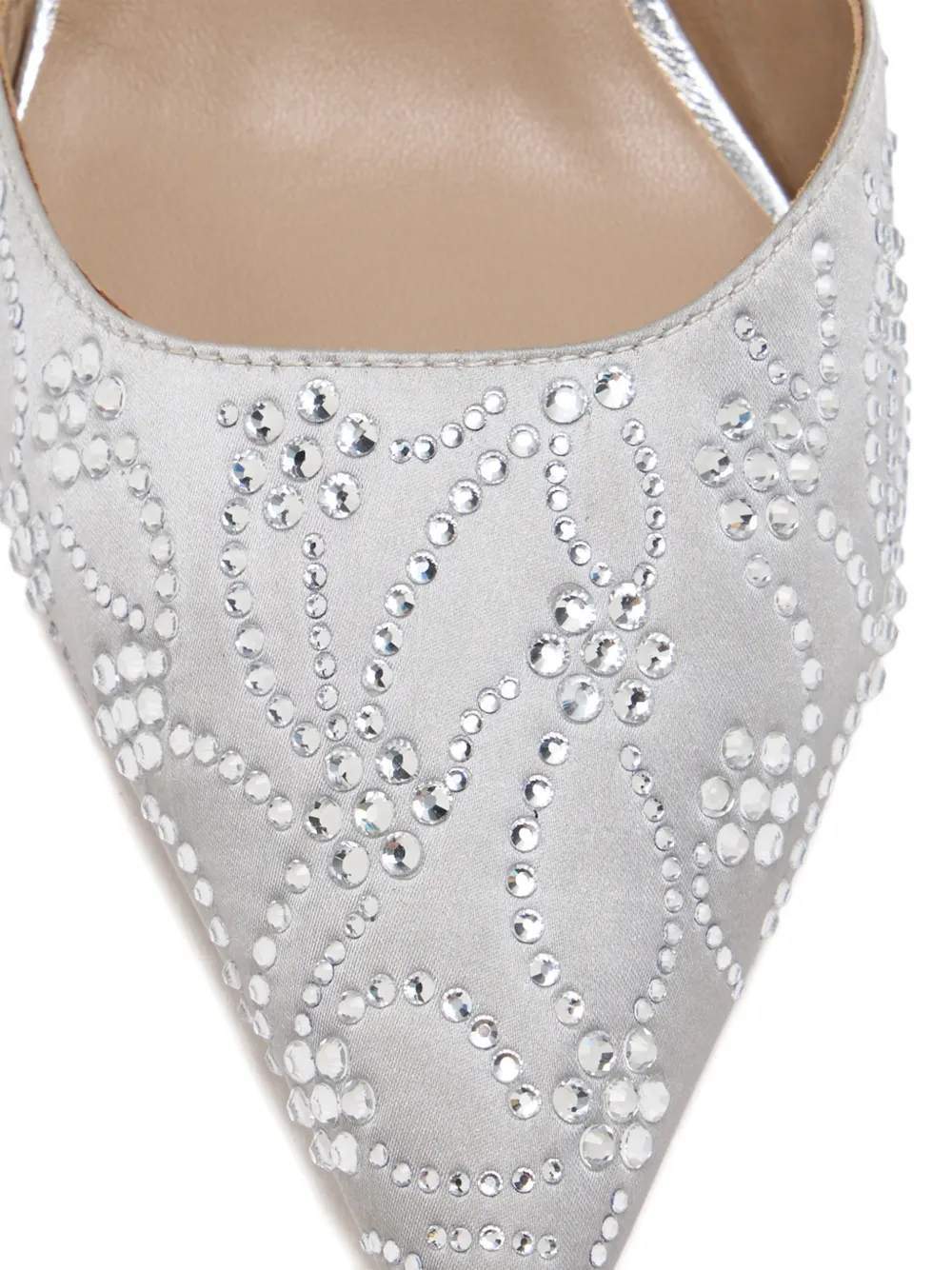 NICOLI 60 mm Dahna verfraaide slingback pumps Grijs