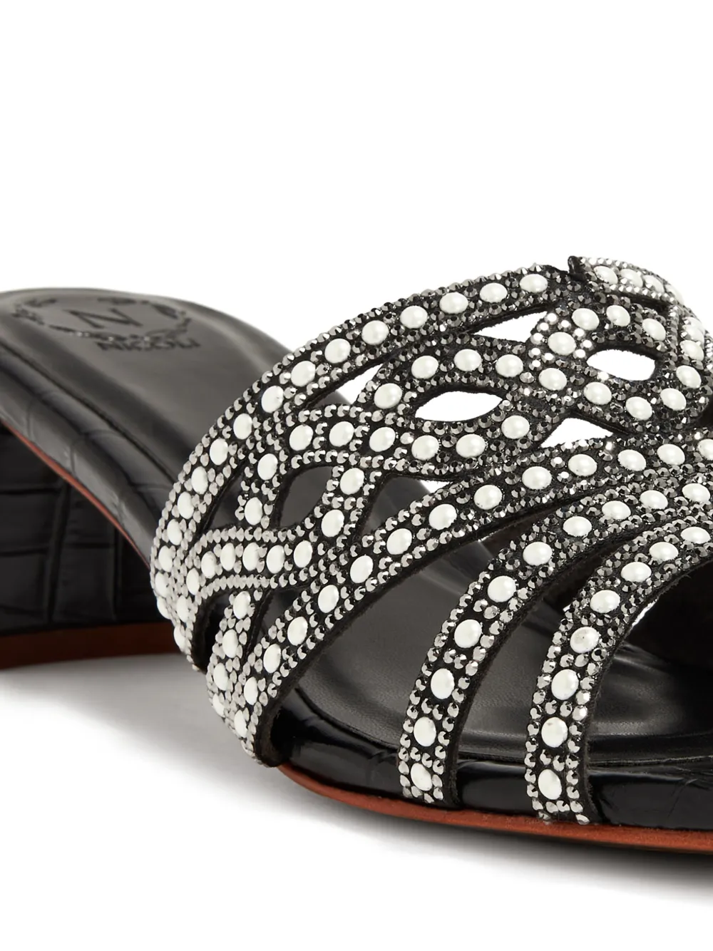 NICOLI Benat sandalen met blokhak Zwart