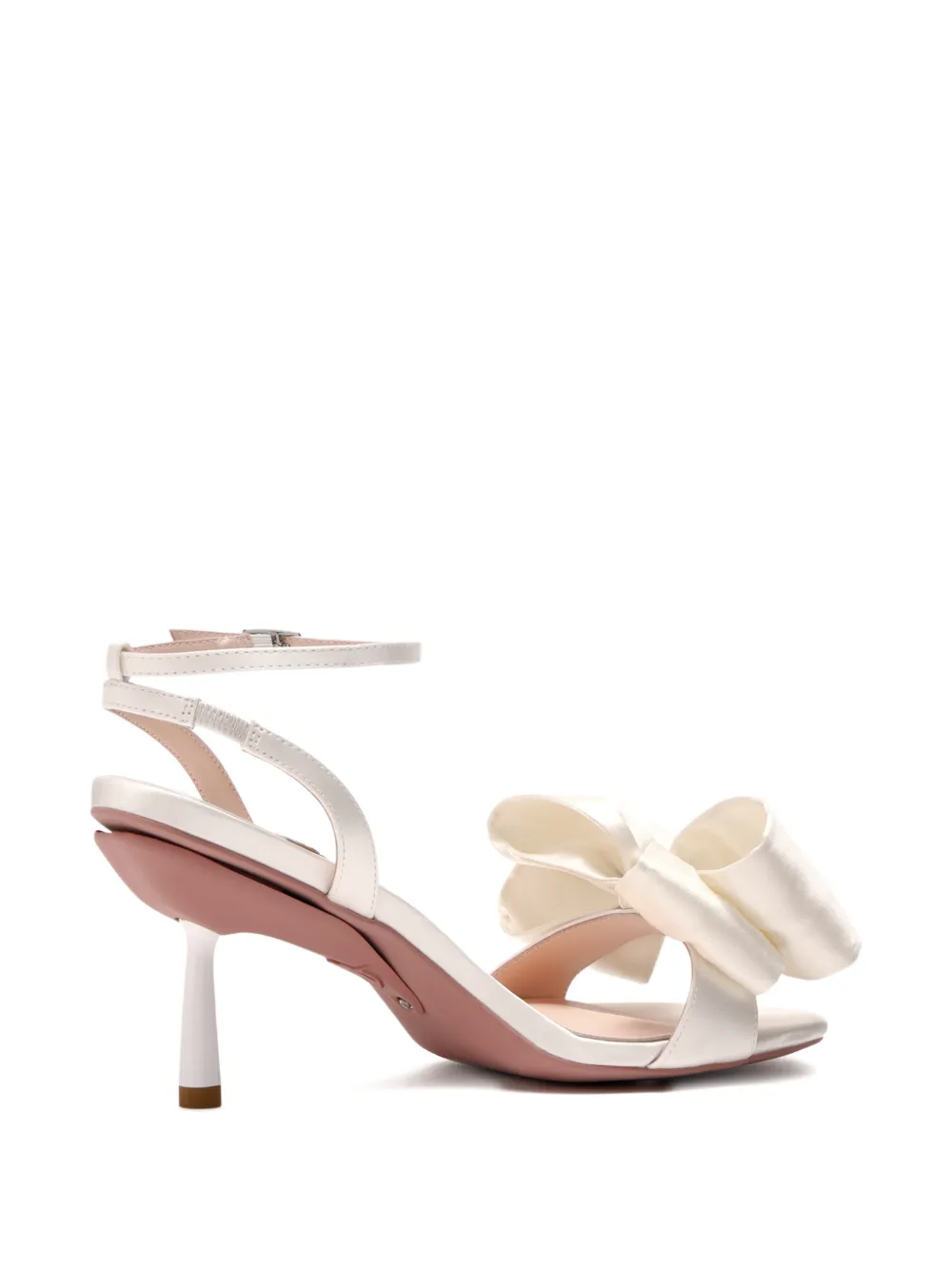 vice versa 95 mm Bow Leren sandalen Wit