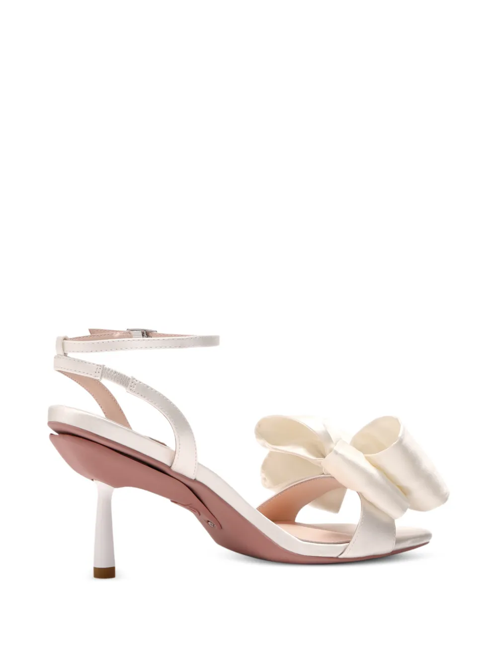 vice versa 95 mm Bow Leren sandalen Wit