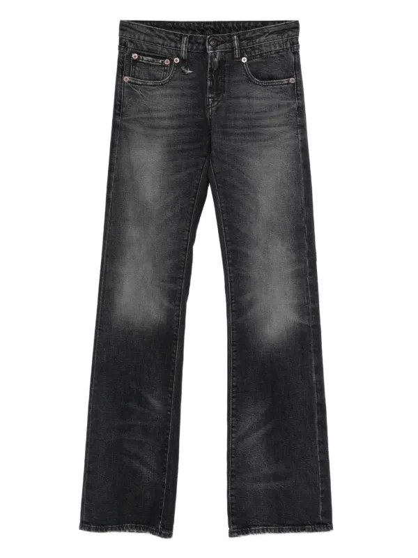 R13 Boy Flare Jeans in Black