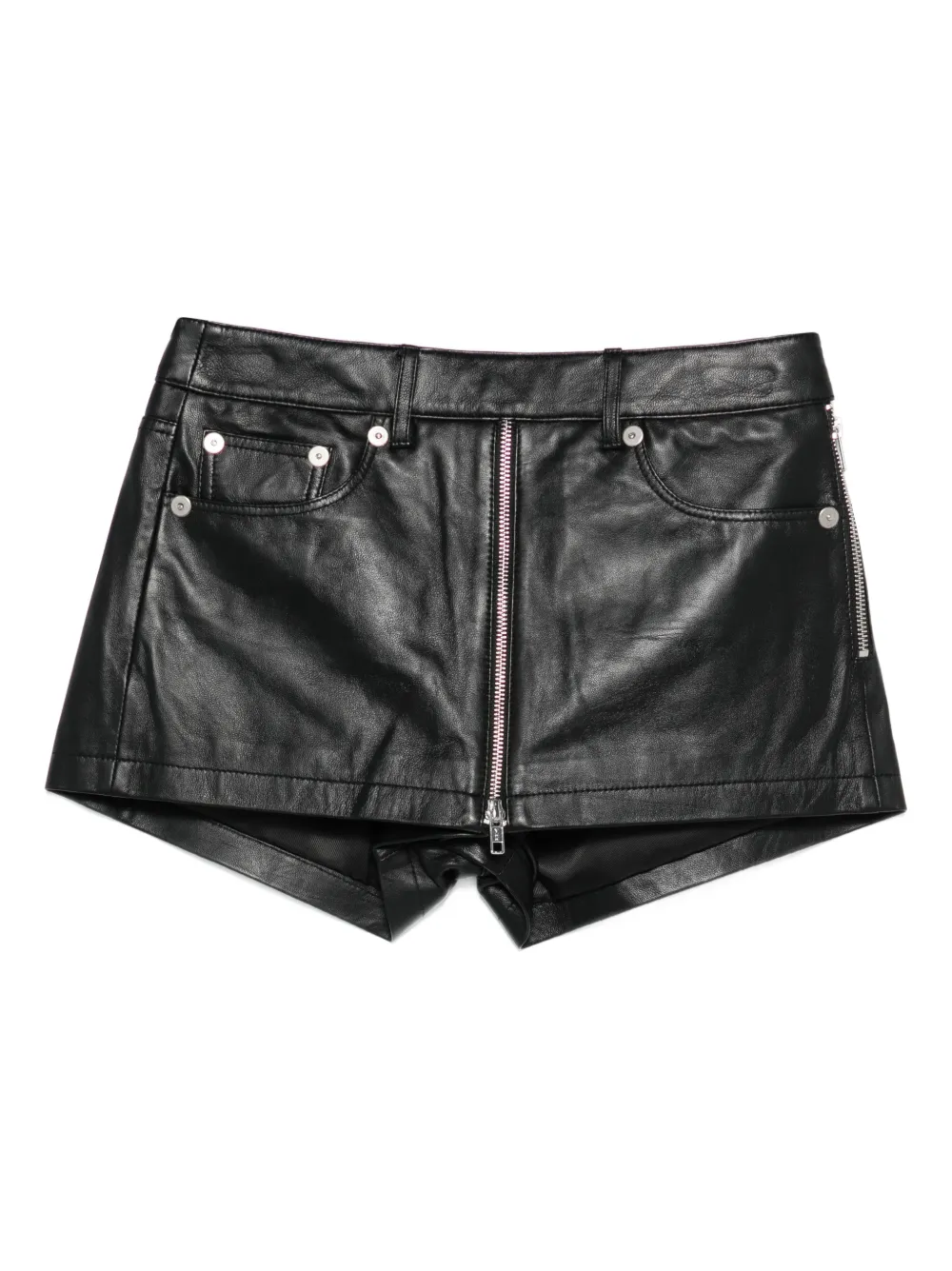 R13 Pantaloni con tasca a zip - Nero