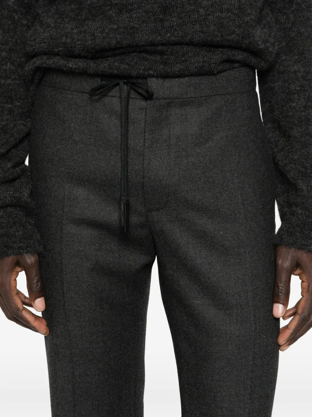 Maison Margiela Pantalon met trekkoord Grijs