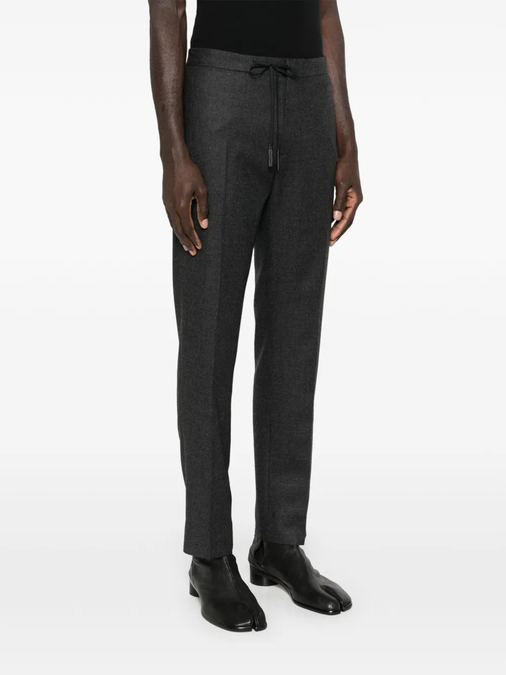 Maison Margiela Pantalon met trekkoord Grijs