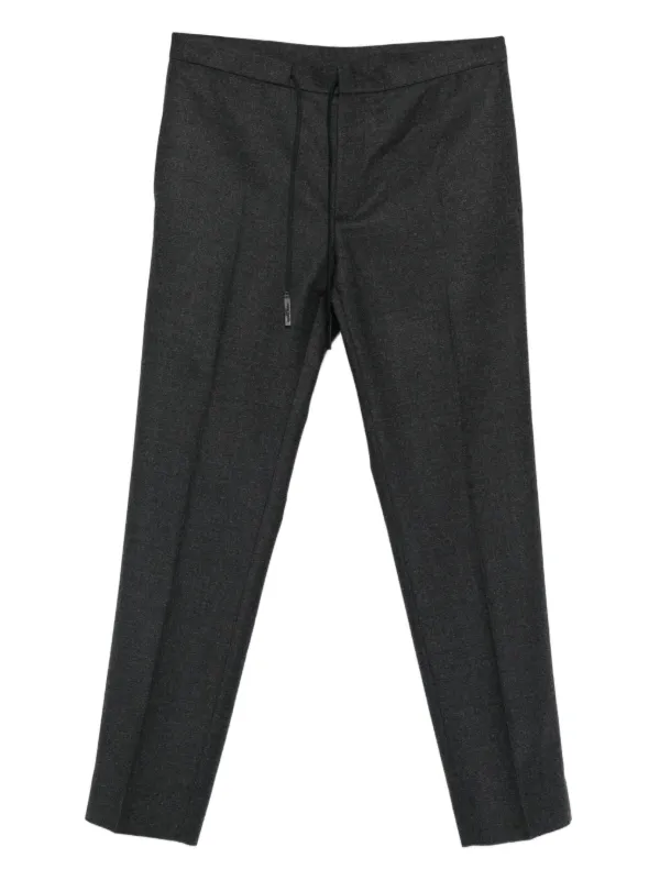 Maison Margiela Drawstring Tailored Trousers in Grey